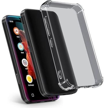 Imagem de Aippdo Capa para innioasis G1 G3 Mp3 Player, capa transparente de TPU para leitor de MP3 antiarranhões, absorção de choque, capa transparente de 4 polegadas.