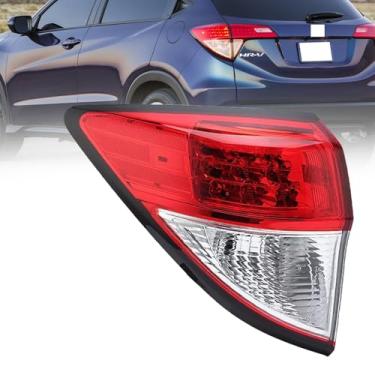 Imagem de Conjunto de luz traseira de LED adequado para Honda HRV HR-V 2016-2018, lâmpada de freio traseira, lente transparente do lado externo esquerdo #HO2804109