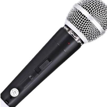 Imagem de Microfone Dinamico C/ Fio Profissional Karaoke Palestra Show Original 
