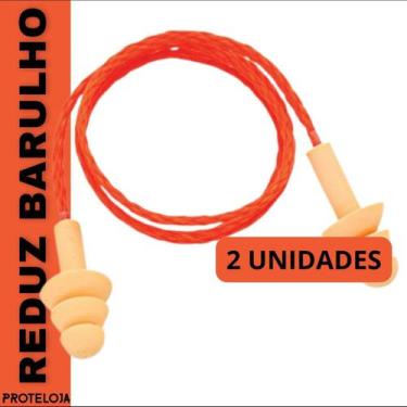 Imagem de Kit 2 Protetor Auricular Ouvidos Abafador Ruido Epi Protecao - Delta P