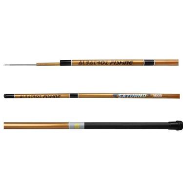 Imagem de Vara Fibra Vidro Pesca Saturno 3m x 3 Partes Telescópica Sem Suporte M