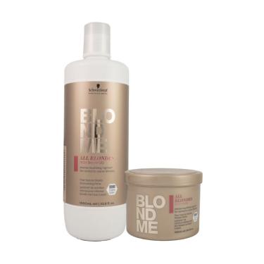 Imagem de Schwarzkopf BlondMe Kit Shampoo 1L e Máscara 500ml
