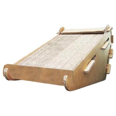 Imagem de Arranhador para Gatos em Papelão, Rampa Inclinada