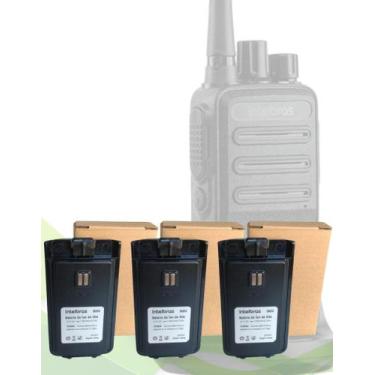 Imagem de Intelbras 3 Bateria Original Para Radio Intelbras Rc3002 G2