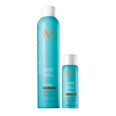 Imagem de Spray de cabelo Moroccanoil Luminous Extra Strong em tamanho real e de