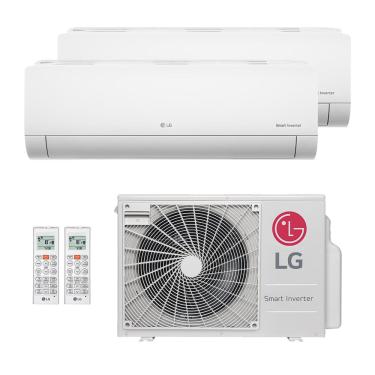 Imagem de Ar-Condicionado Multi Split Inverter LG 18.000 (2x Evap HW 9.000) Quente/Frio 220V