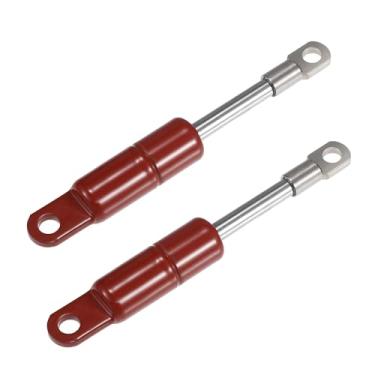 Imagem de X AUTOHAUX 2 peças de 4 polegadas 35Ibs/156N suportes de elevação vermelhos amortecedores mola a gás universal para RV carro caminhão barco janela armário tampa tampa de porta