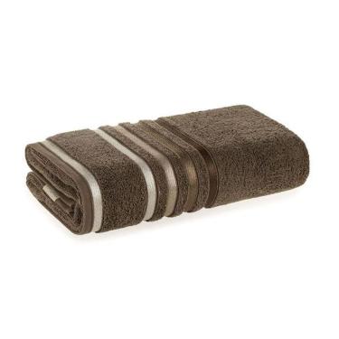 Imagem de Toalha De Banho Lumina Fio Penteado Max Karsten Gris/greige