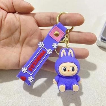 Imagem de Chaveiros Kawaii Labubu Para Crianças Acessórios Itabag Bonecos De Bri