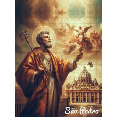 Imagem de Quebra-Cabeça Religiosos De Deus São Pedro De 300 Peças - Coleção Tea 