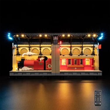 Imagem de Nitemode LED Light Kit Compatible with Lego 76450, Upgraded Harry Potter Book Nook: Hogwarts Express Models Set Lighting Accessories,No Model(RC Version)