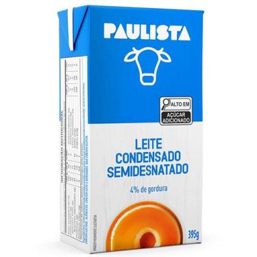 Imagem de Leite Condensado Semidesnatado Paulista 395G
