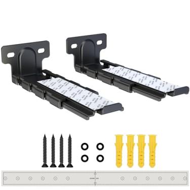 Imagem de Agandax Soundbar Mount | Works with All Sound bar Including Samsung, LG, Sony, Vizio, & More | Depth Adjustable Universal Soundbar Wall Mount Bracket