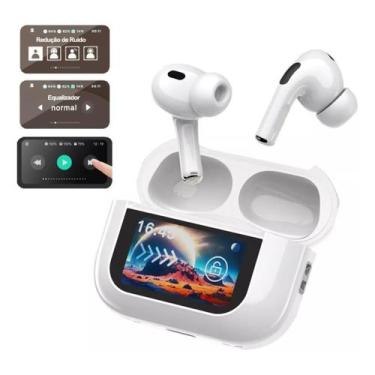 Imagem de Fone De Ouvido Bluetooth Tws Com Tela Touch Redução De Ruído - basike,