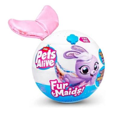 Imagem de Pelúcia Pets Alive Furmaids Rosa Candide 1245, Colorido
