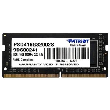 Imagem de Memoria patriot signature 16gb ddr4 3200mhz psd416g32002s - notebook