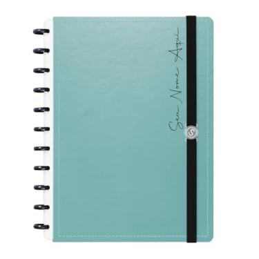 Imagem de Caderno de Disco Inteligente Personalizado Iscool G Solid Metallic Verde Oceano