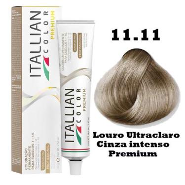 Imagem de Coloração Itallian Color 60g Louro Ultraclaro Cinza Intenso Premium 11