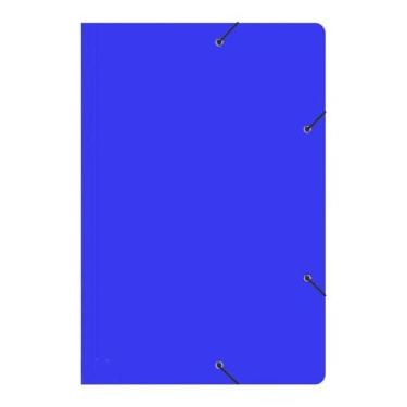 Imagem de Pasta com elástico A4 fina azul Papel Frama