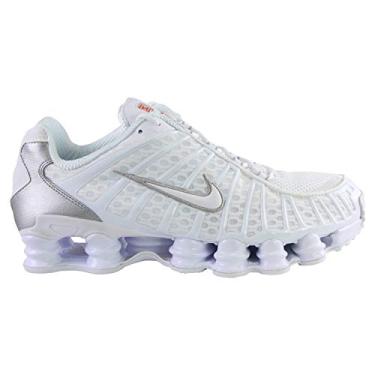 Imagem de Nike Shox TL Tênis de corrida masculino AV3595, Multicolorido, branco, metálico, prata, laranja, máximo 000, 7