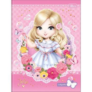 Imagem de Caderno (Caligrafia) Brochura Costurado Jolie 40 Folhas Capa Dura 187 