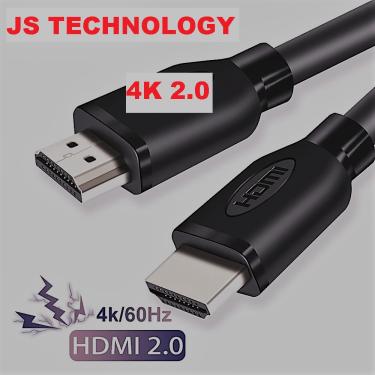 Imagem de Kit com 5 Unidades = Cabo HDMI 2.0 4K Blindado 1.5 Metros 60Hz HDR High Speed Quad Technology Macho x Macho Padrão 19 Pi