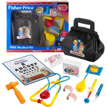 Imagem de Meu Primeiro Kit Médico Fisher-Price 11 Peças Mattel JGF12