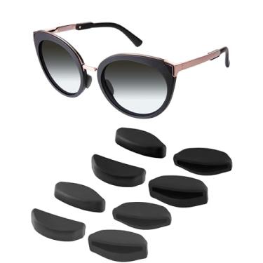 Imagem de Mryok 2 pares de almofadas de nariz de substituição para óculos de sol Oakley Frogskins Range XL OO9503 / Frogskins Range XL Ajuste asiático OO9503A - cinza e preto