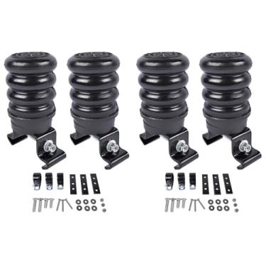 Imagem de Bario TSS-107-47 Par de molas de reboque esquerda e direita 4 pacotes de molas auxiliares de ar para eixo de reboque com Gawr: 5000-8500