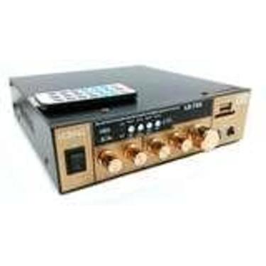 Imagem de Mini Amplificador Àudio Estereo Bluetooth Rádio Karaokê Fm - Lelong