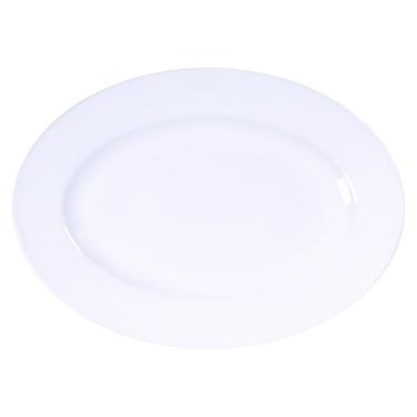 Imagem de Travessa Oval Tramontina Maria Augusta Em Porcelana 40x29 Cm
