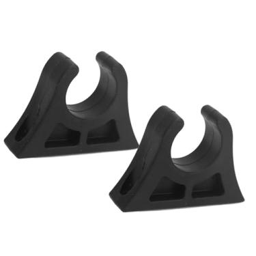 Imagem de Clipes de suporte de remo de barco, suporte de gancho de plástico para economia de mão de oa, conjunto de suporte de vara resistente para canoas (2 pacotes)