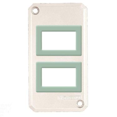 Imagem de Tampa Para Condulete 1" Com 2 Postos Horizontal Para Sistema Modular Tramontina