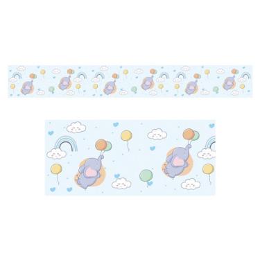 Imagem de Adesivo Faixa De Parede Infantil Elefante Np401