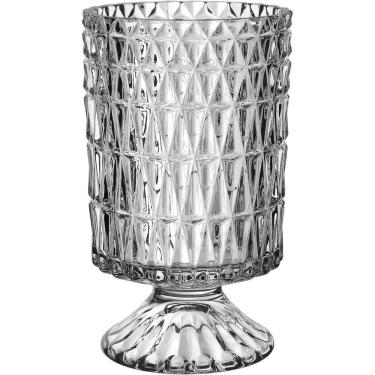 Imagem de Vaso Decorativo Planta Redondo Home&co Com Pé Vidro