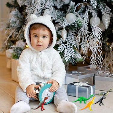 Imagem de Generic Brinquedo de Contagem Regressiva de Natal do Advento, Conjunto de Estatuetas de Dinossauro Realista para Diversão Educacional, Presente de Atividade de Contagem Regressiva de 24 Dias para Crianças, Conjunto de Brinquedos de PVC Multicolorido (Cores sortidas)
