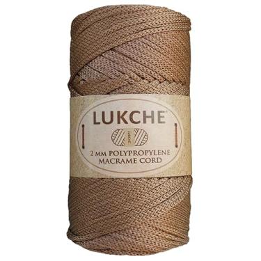 Imagem de Cordão de macramê de poliéster 2 mm x 125 jardas, corda de macramê premium 100% polipropileno, fio colorido, bolsa de macramê de crochê para cabides de parede, bolsas, placas inferiores, tapetes