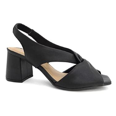 Imagem de Sandalia Salto Alto Flavia, Piccadilly, Preto, 39