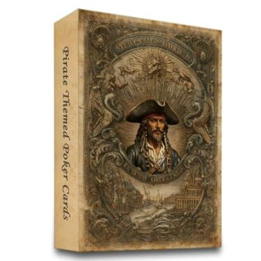 Imagem de Passionate Nautical Legend Playing Cards, 54 Original Unique Illustrations, International Standard Size Suitable For Various Board Games, High-Density Blue Core Paper Material Not Easy To Deform
