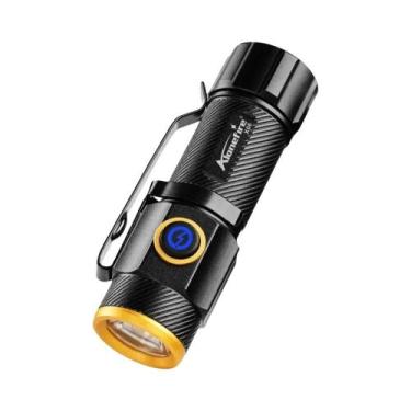 Imagem de Lanterna Mini De Alta Luminosidade 6500K Tipo P50 LED Com Conector USB