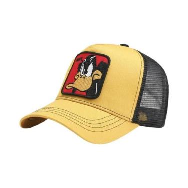 Imagem de Boné Snapback Unissex Com Patch De Pato Anime, Boné De Algodão Com Red