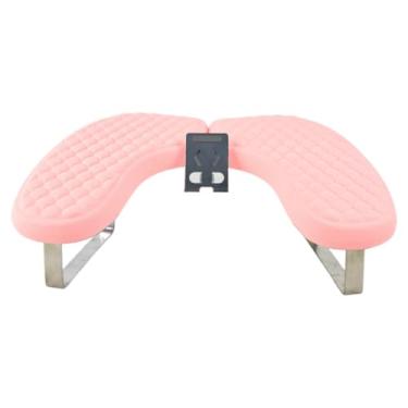 Imagem de ChuYiElegance Apoio de Braço para Unhas com Suporte para Celular, Suporte Antiderrapante para Ferramentas de Manicure, Almofada de Mão para Unhas para Salão de Bele, Rosa