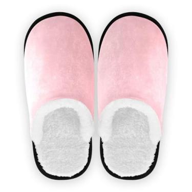 Imagem de Joisal Chinelos femininos portáteis Tie Dye Dragonflies para casa, chinelos de viagem para avião 35-45, Dégradé rosa (3), 9-12 US Women/9-12 US Men