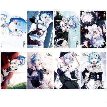 Imagem de Pôster Re Zeros Startings Life in Another Worlds Anime 42x29cm