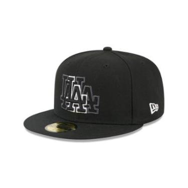 Imagem de BONE NEW ERA 59FIFTY LOS ANGELES DODGERS MLB PRETO-Masculino