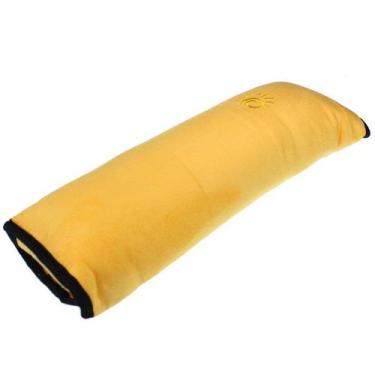 Imagem de Almofada Encosto De Cabeça Ombro Para Cinto De Segurança Cor:Amarelo, 