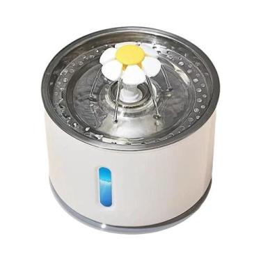 Imagem de Fonte De Água Automática Para Gatos Em Aço Inoxidável, Tigela Para Ani