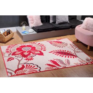 Imagem de Tapete andino 1,00 x 1,50 quarto sala escritório moderno antiderrapant