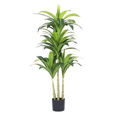 Imagem de Plantas falsas, planta artificial, árvore artificial, simulação de árvore, bonsai, sala de estar, quarto, lobby, decoração de árvore falsa, plantas artificiais internas e externas, 180 cm