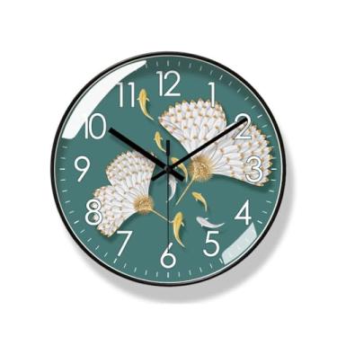 Imagem de Relógio de parede para casa relógio de parede simples relógio nórdico sala de estar quarto estudo B & B relógio de quartzo silencioso relógio de parede para quarto (A)